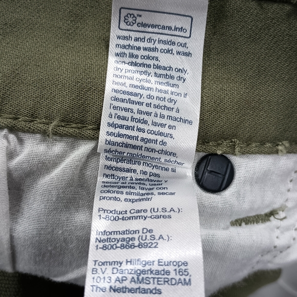 Tommy Hilfiger Men's "Th Flex" Green Jean Pants Size 38 Brand New With Tags - Picture 11 of 15